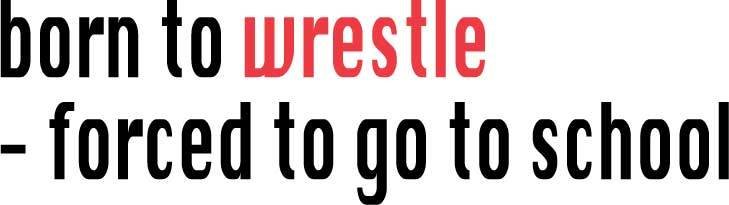 Born To Wrestle - Forced To Go To School Team Jones Wrestling T-Shirt