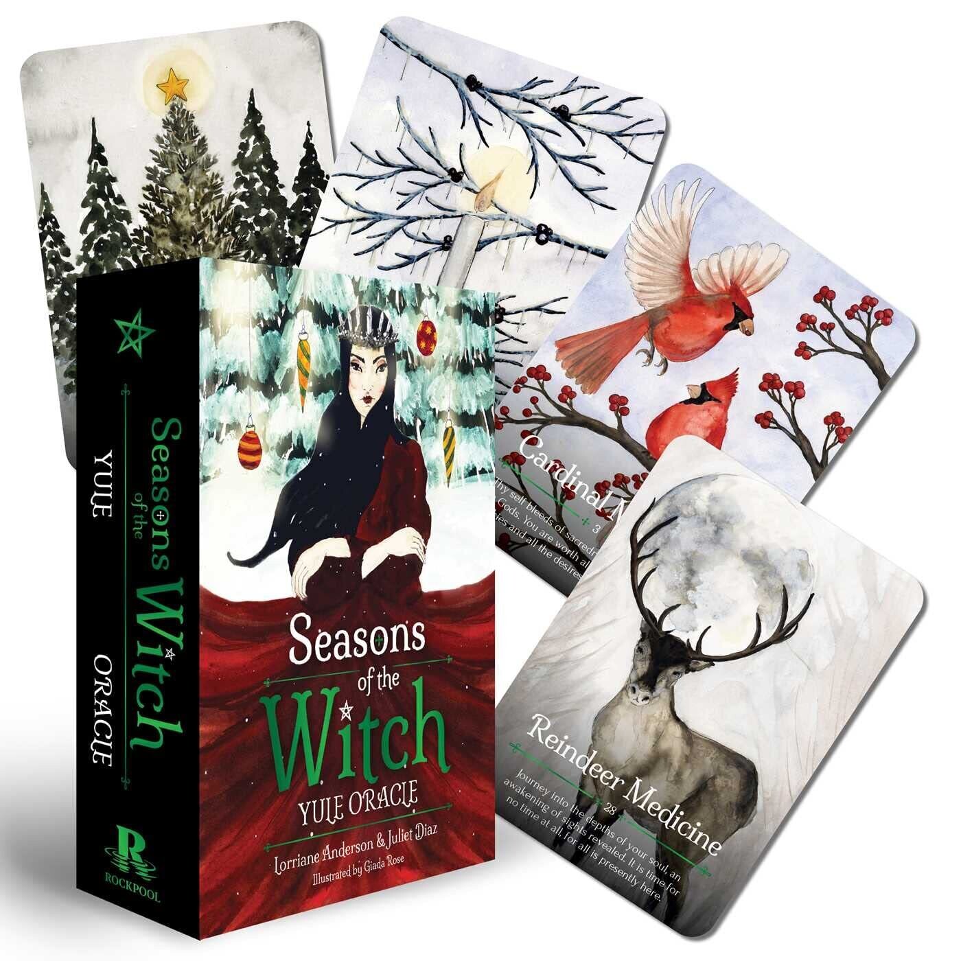 Seasons of the Witch: Yule Oracle: 44 Gilded Cards