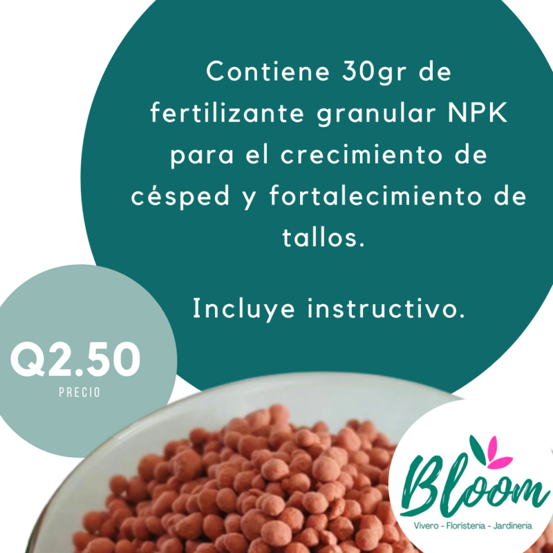 Fertilizante granular NPK