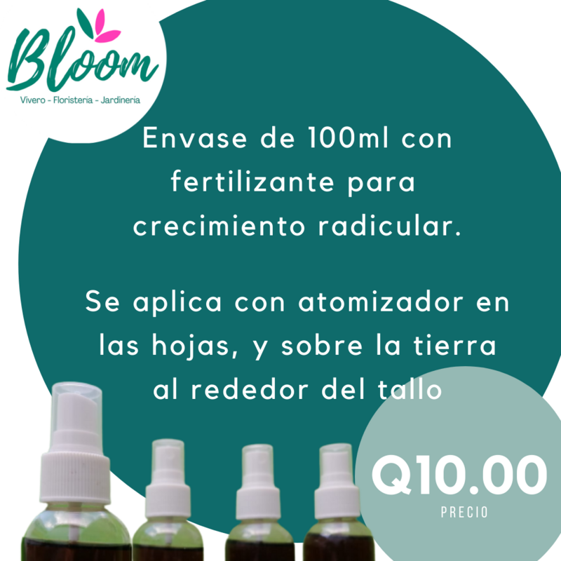 Fertilizante líquido para floración y fruto