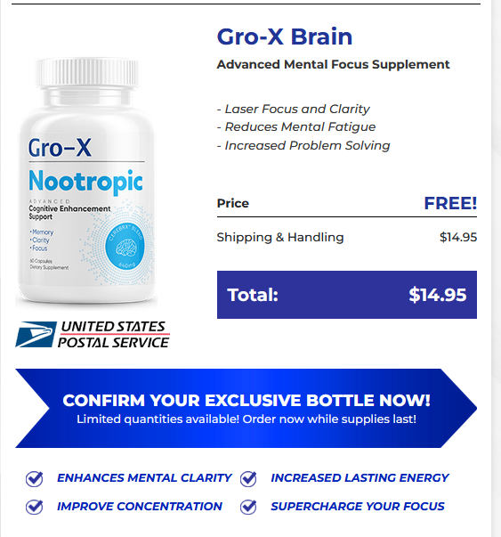 Gro-X Brain Nootropic