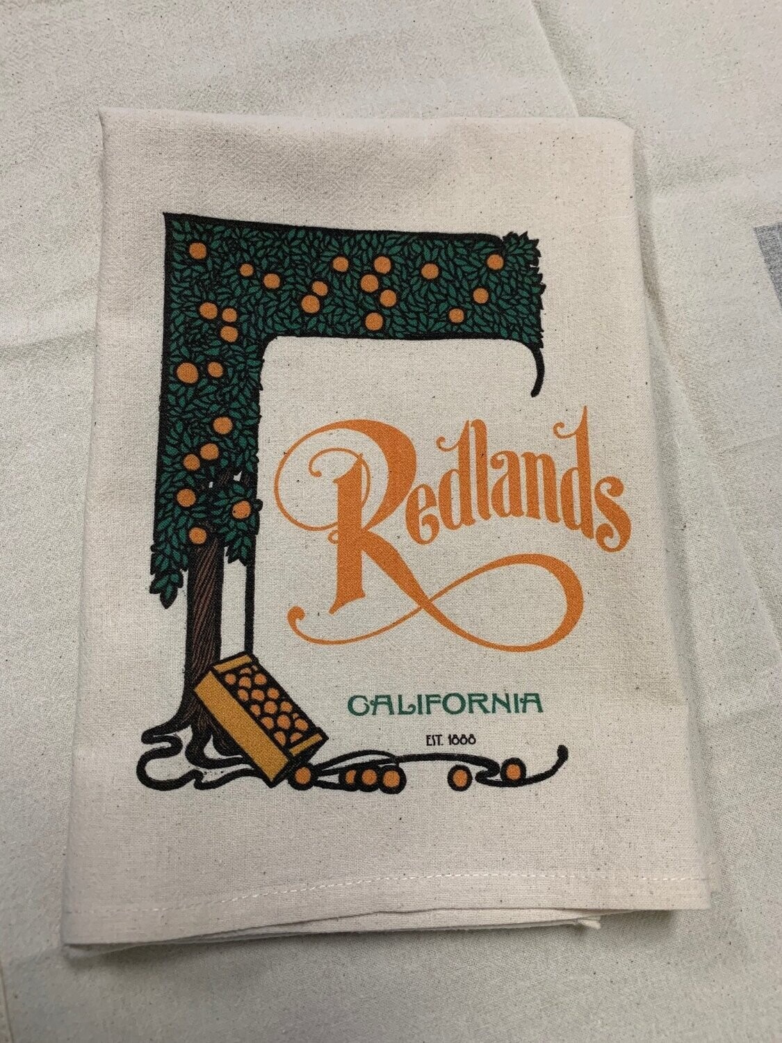 Redlands Logo Flour Sack Towel