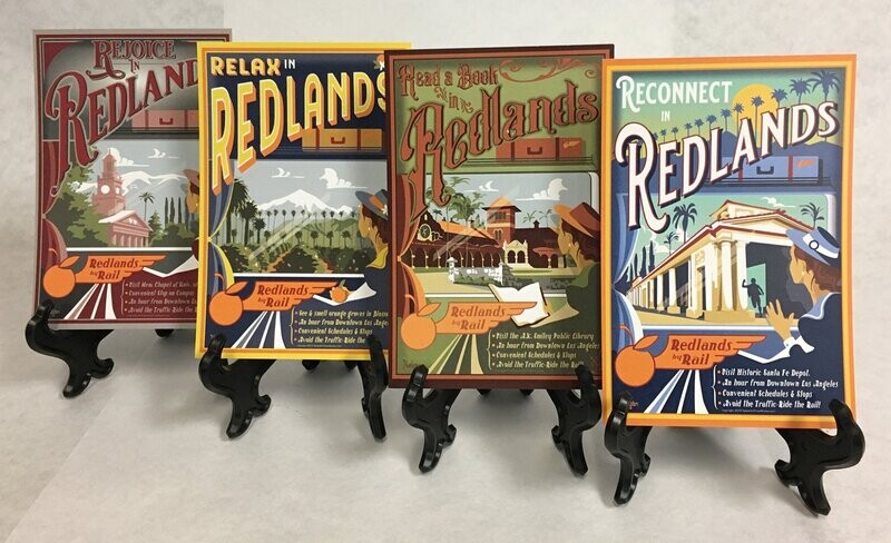 Redlands Travel Poster Post Cards