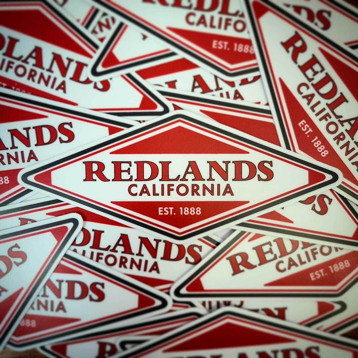 Redlands, CA Vinyl Sticker