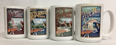 15oz Redlands Travel Poster Mug