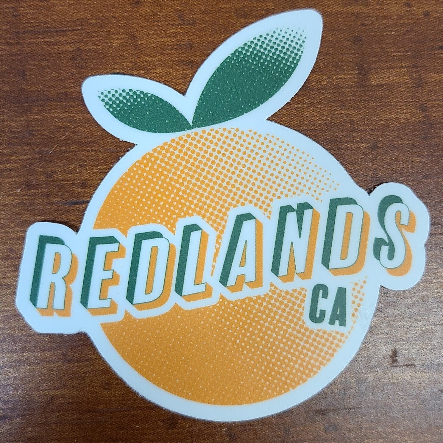 Redlands Orange Vinyl Sticker