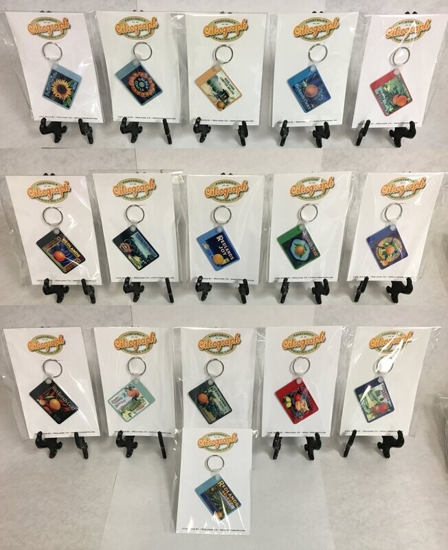 Assorted Crate Label Key Tags