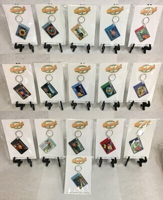 Assorted Crate Label Key Tags