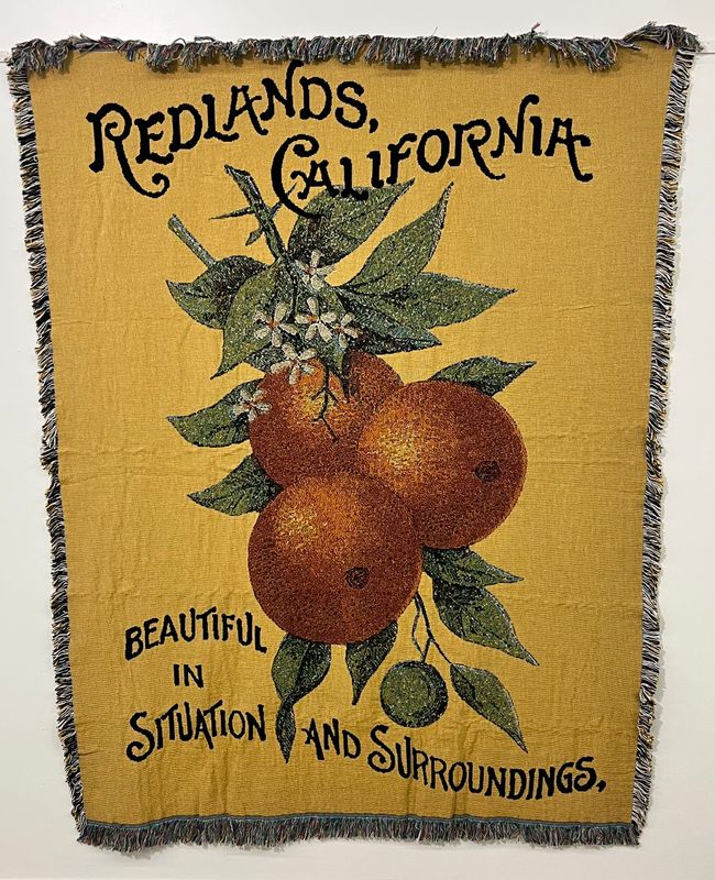 Redlands Orange Cluster Blanket
