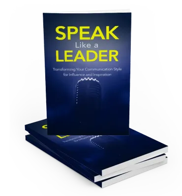 Speak like a leader