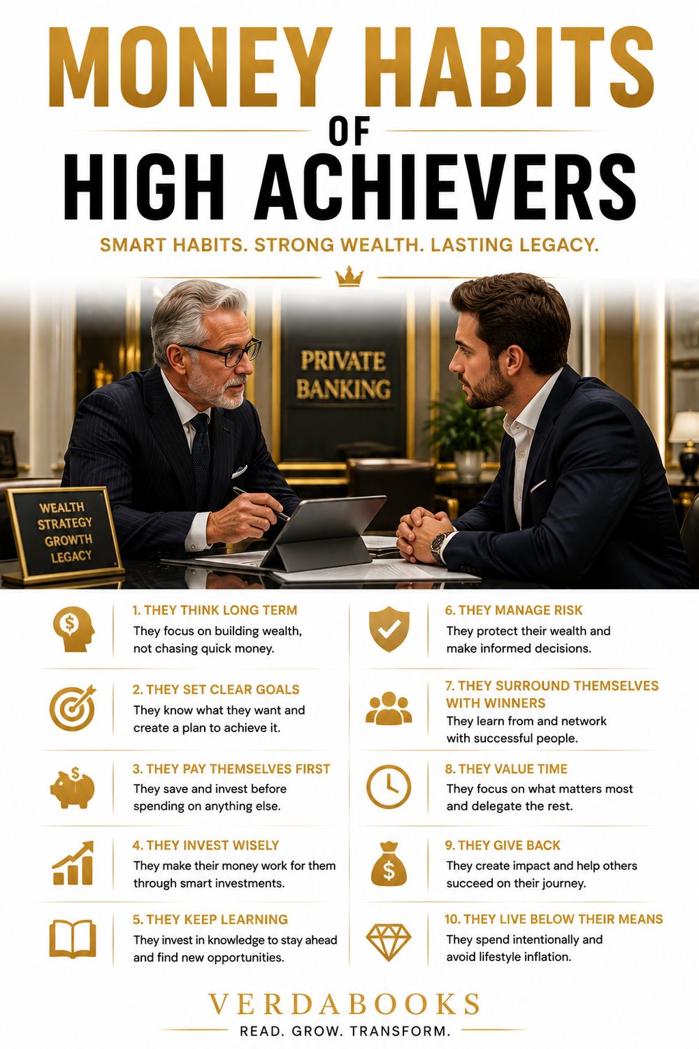 Money habits of high achievers