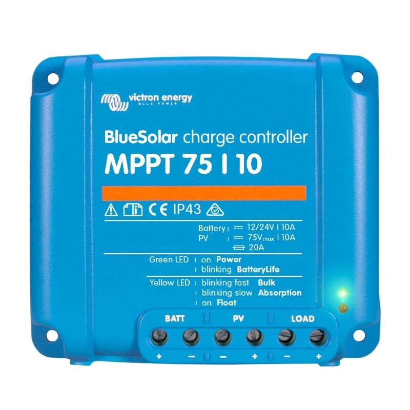 Lataussäädin Victron BlueSolar MPPT 75/10
