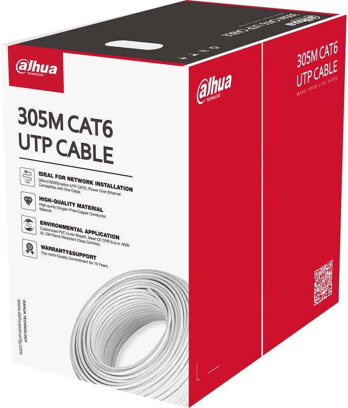 Parikaapeli Cat6 UTP 305m 6,3mm, CPR Eca