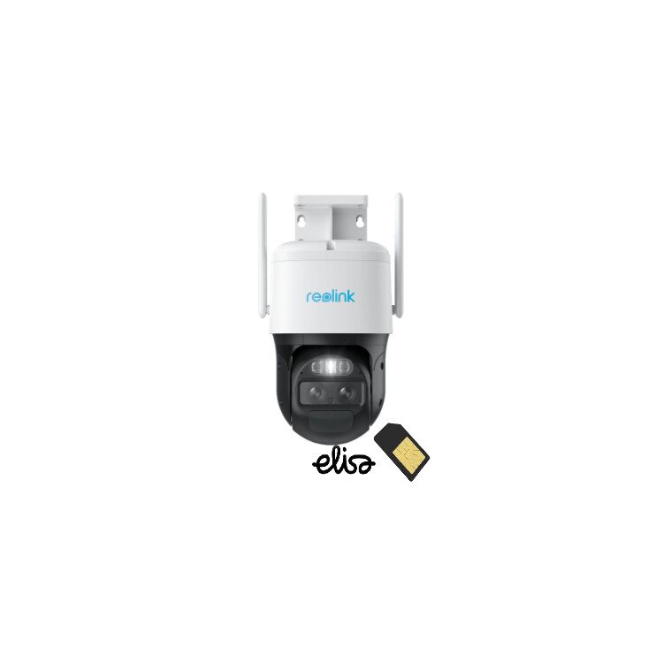 Reolink TrackMix LTE+SIM akkukäyttöinen 4MP PTZ Auto Tracking AI kamera ulkokäyttöön