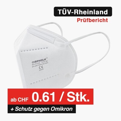 FFP2 Maske - Orphila Medical | 10er Packung FFP2 Maske - Orphila Medical | 10er Packung
