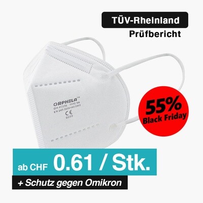 FFP2 Maske - Orphila Medical | 10er Packung FFP2 Maske - Orphila Medical | 10er Packung