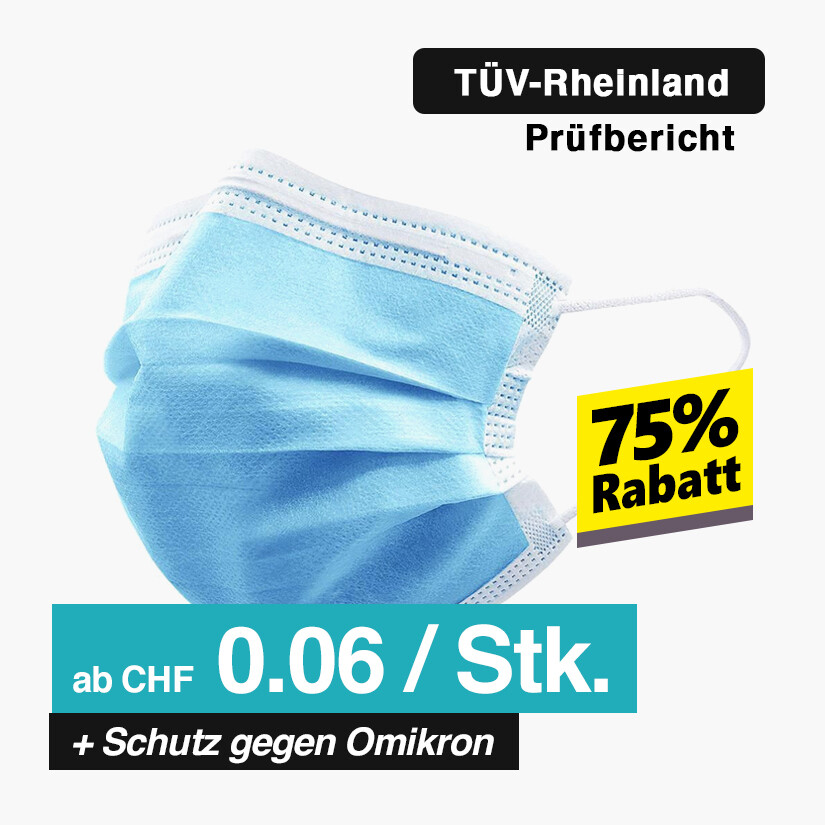 Medizinische Masken Blau Typ IIR | 50er Packung