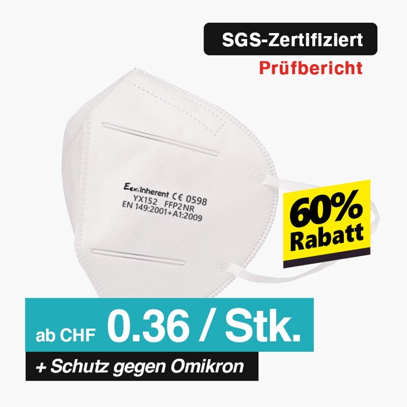 FFP2 Masken kaufen | Atemschutzmasken | Schweiz
