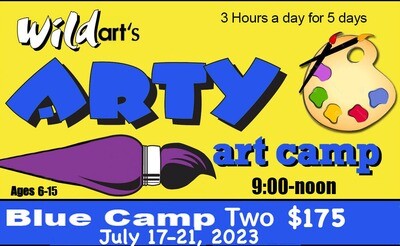 Blue Art Camp 2.   7/17
