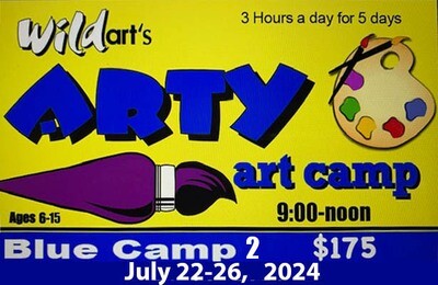 Art Camp Blue 2-- July 22-26