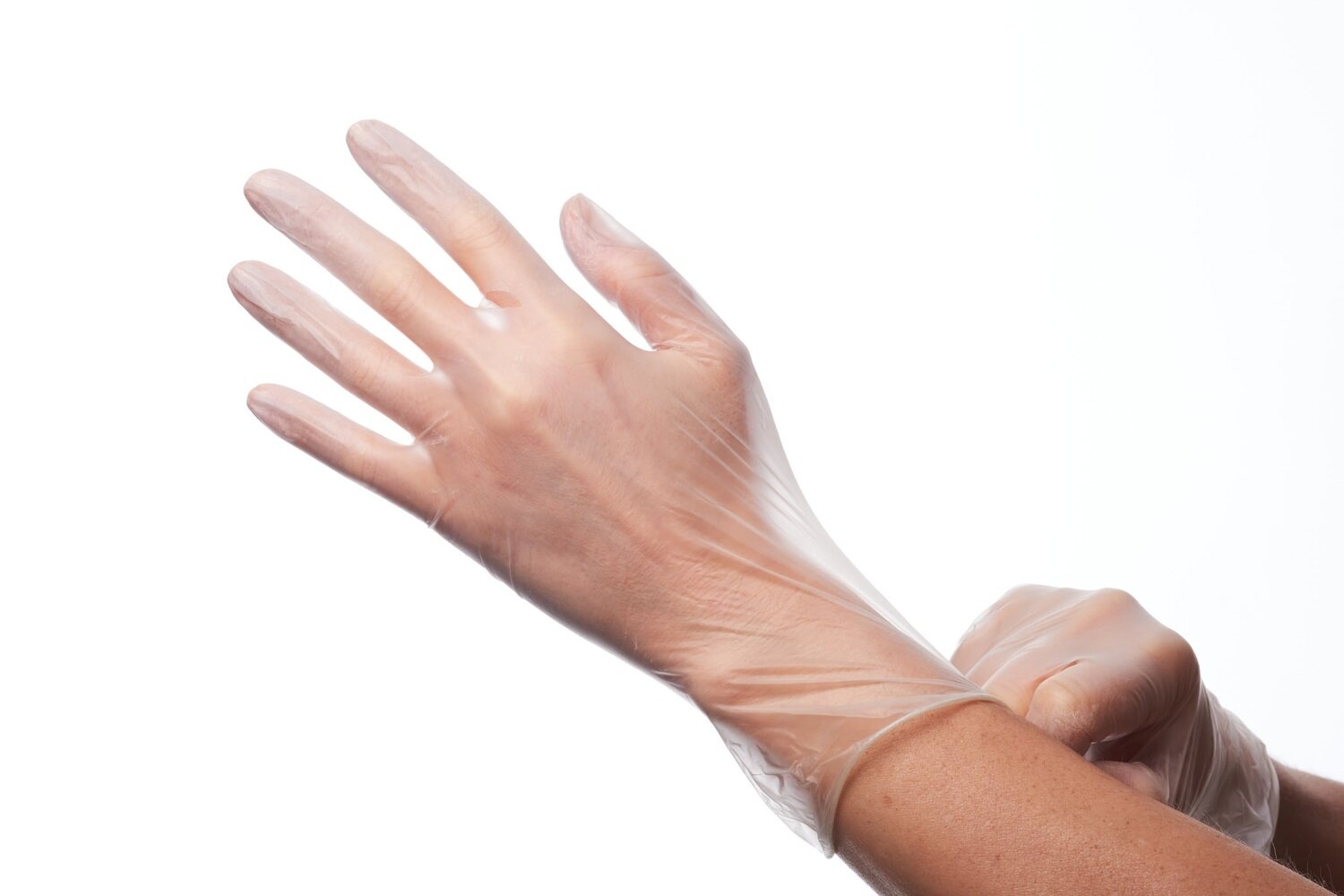 Powdered -P Vinyl gloves - S, M, L, X-L 1000 / case