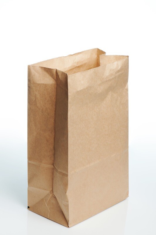 Brown (Kraft Ba 12X7X17, 500/ pack  (1/6)