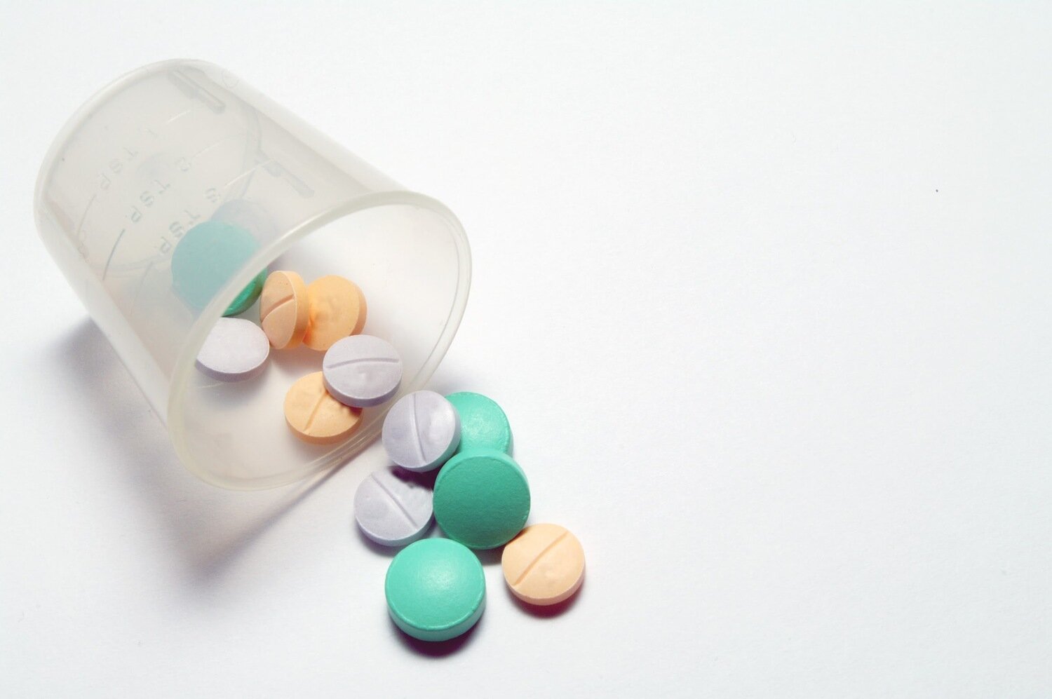 Medicine Cup, Grad. Plastic, 5000/Case - 1Oz -