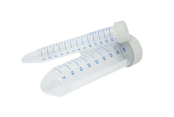 Polystyrene Conical centrifuge Tubes, 15 ml with screw caps (non-sterile)