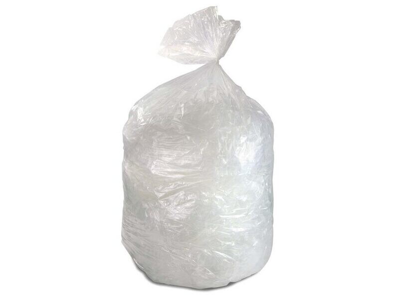 55-gallon garbage bag (Clear), 1.7 mil *Request