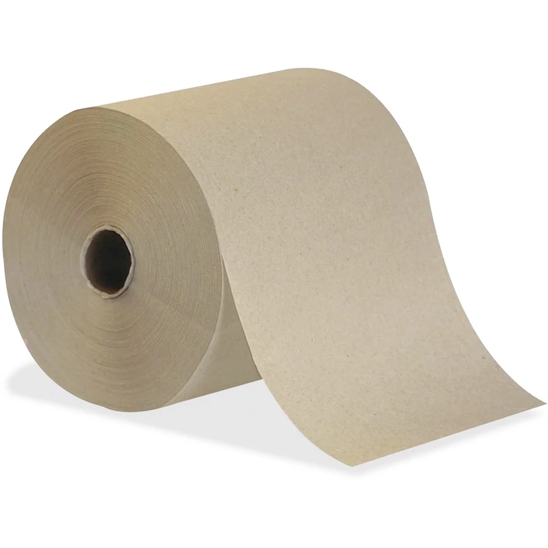 Brown Paper Towel 350 - Hard 12 rolls / case