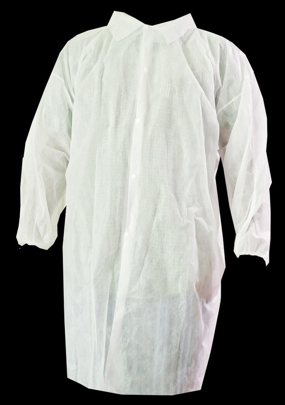Disposable lab coats, L, XL  30/case