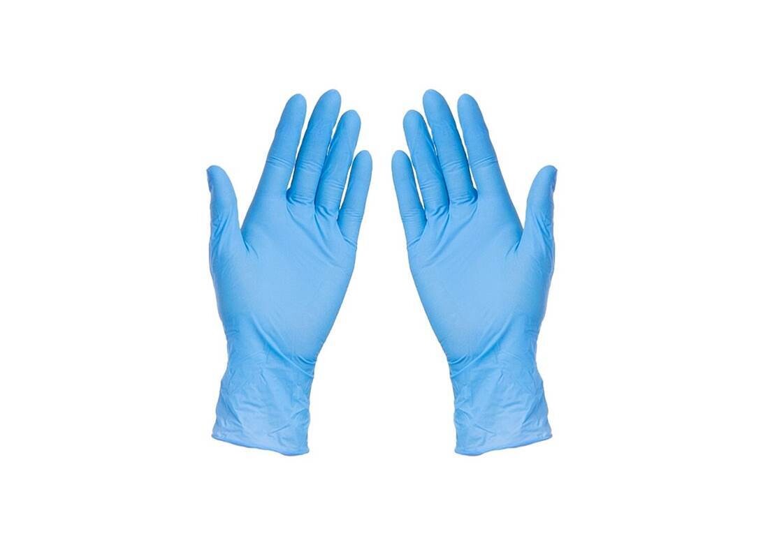 Heavy Duty Nitrile Gloves, PF, Small, Medium, Large, X-Large -4. mil