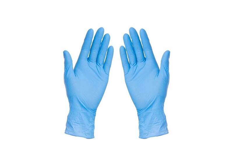 Heavy Duty Nitrile Gloves, PF, Small, Medium, Large, X-Large -4. mil