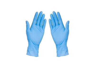 Heavy Duty Nitrile Gloves, PF, Small, Medium, Large, X-Large -4. mil