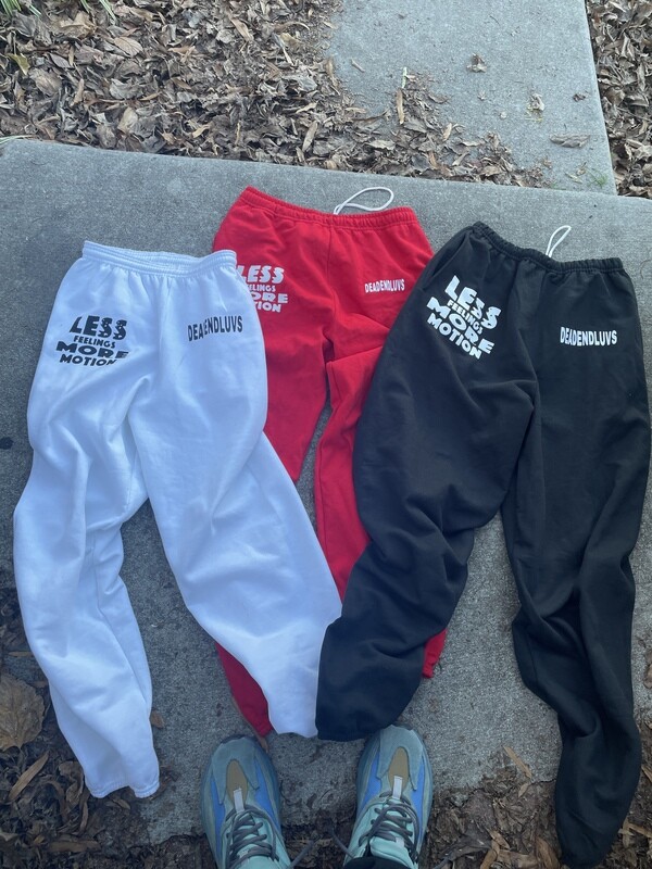 less feelings more motion sweats