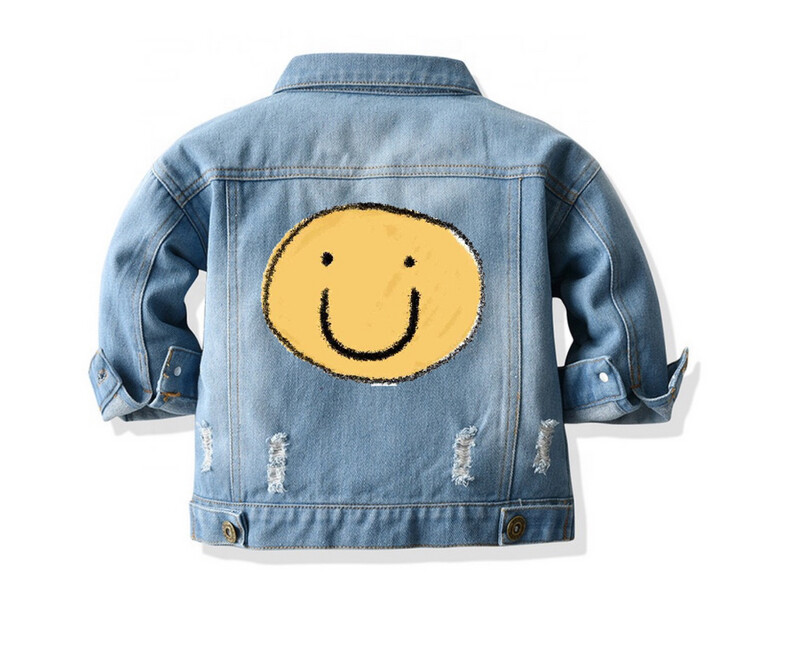 Chaqueta vaquera infantil unisex Smiley