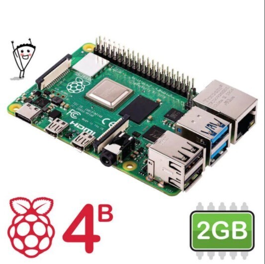 Raspberry Pi 4 Model B - 2GB Board