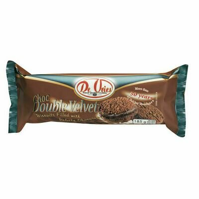 DE VRIES DOUBLE VELVET CHOCOLATE 185 GR  PACK