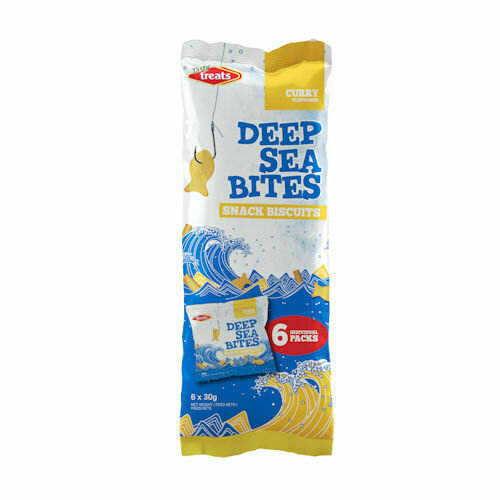 TASTY TREATS DEEP SEA BITES CURRY  6X30GR PACK