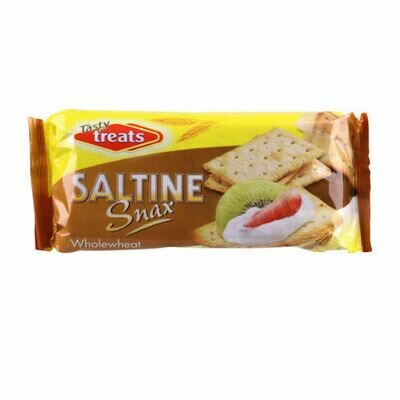 TASTY TREATS SALTINE WHOLEWHEAT 100GR  PACK