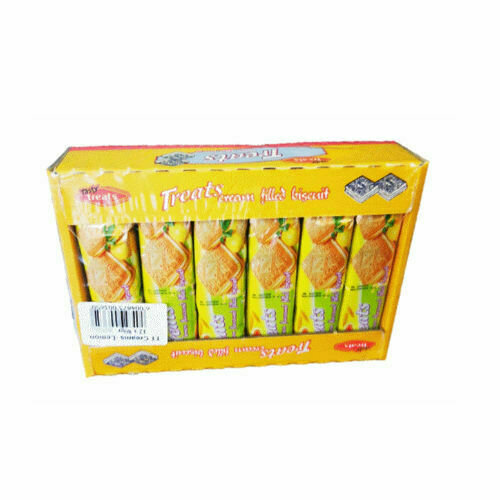 TASTY TREATS TREATS CREAMS LEMON  12 x 80 GR TRAY