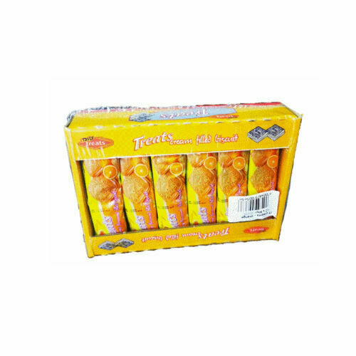 TASTY TREATS TREATS CREAMS ORANGE  12 x 80 GR TRAY