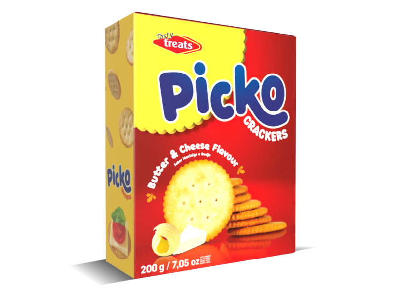 TASTY TREATS PICKO  BUTTER CHEESE  200 GR PER PACK