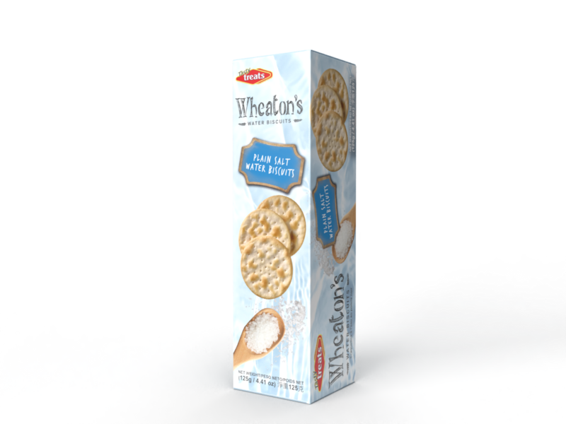 TT WHEATONS WATER BISCUITS SALTED 12 X 125 GR