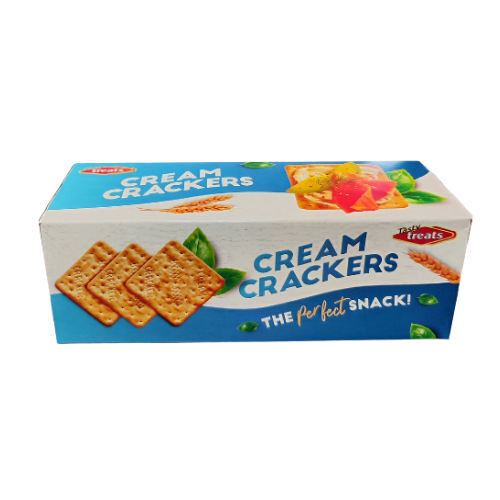 TASTY TREATS CREAM CRACKERS 200GR PER PACK