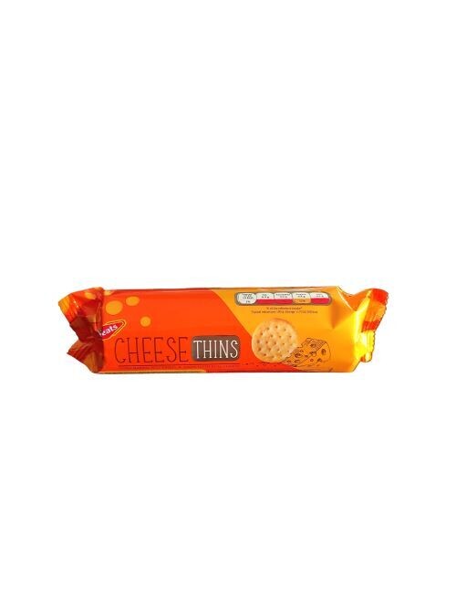 TASTY TREATS CHEESE THINS  12X150GR PER CASE