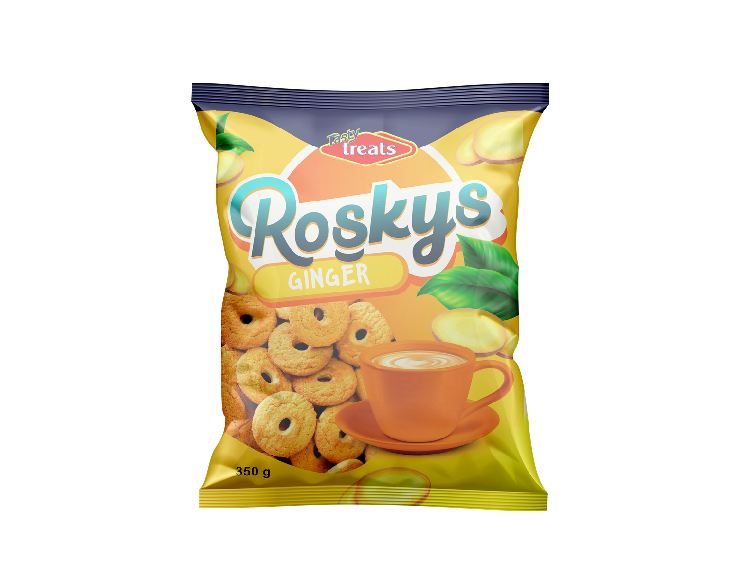 TT ROSKYS GINGER   350 GR  PER PACK
