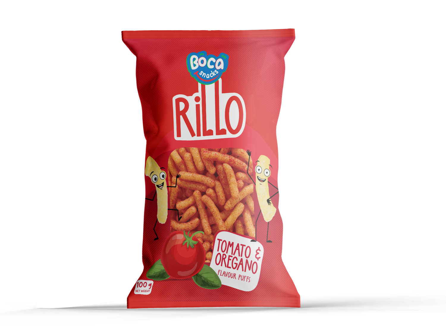 BOCA RILLO TOMATO AND OREGANO 20X100 G PER CASE