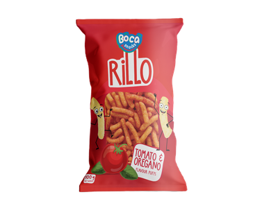 BOCA RILLO TOMATO AND OREGANO  100 G PER PACK