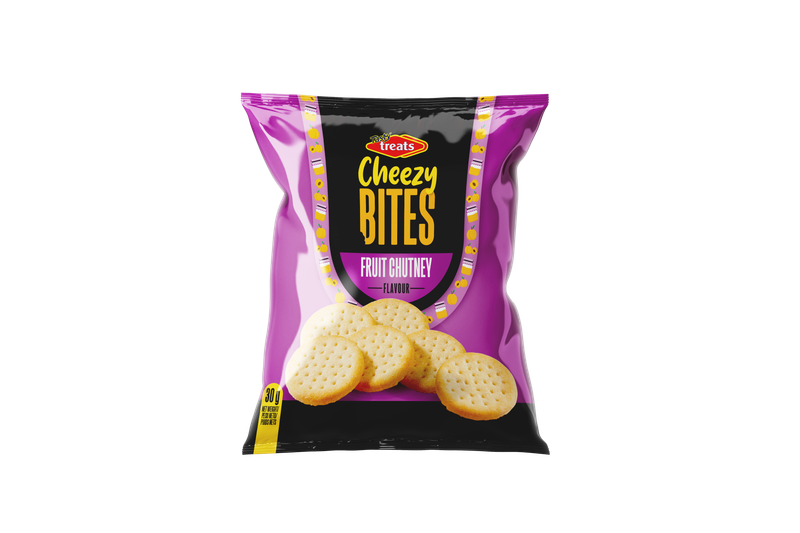 TASTY TREATS CHEEZY BITES FRUIT CHUTNEY 36X30GR  CASE